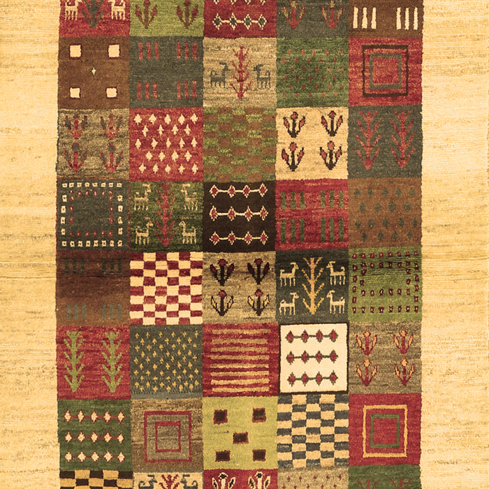 Machine Washable Abstract Brown Contemporary Rug, wshcon1500brn