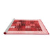 Contemporary Red Washable Rugs