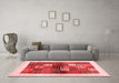 Contemporary Red Washable Rugs