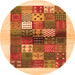 Machine Washable Abstract Orange Contemporary Area Rugs, wshcon1500org