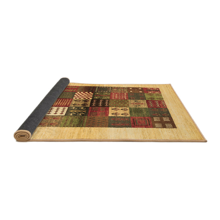 Sideview of Abstract Brown Contemporary Rug, con1500brn