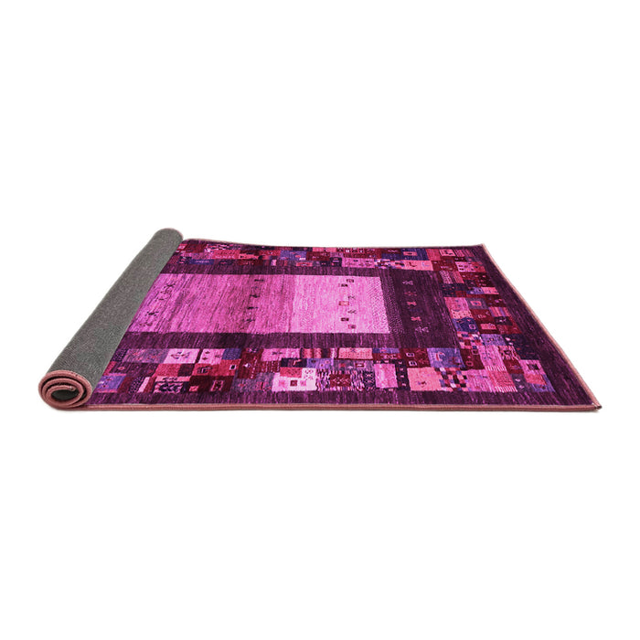 Sideview of Abstract Pink Contemporary Rug, con1501pnk