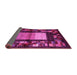 Sideview of Abstract Pink Contemporary Rug, con1501pnk