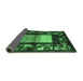 Sideview of Abstract Emerald Green Contemporary Rug, con1501emgrn