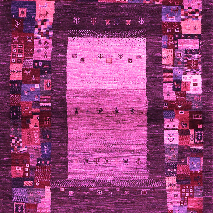 Abstract Pink Contemporary Rug, con1501pnk