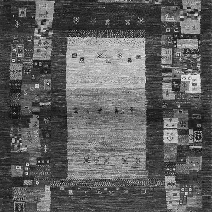 Abstract Gray Contemporary Rug, con1501gry