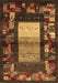 Abstract Brown Contemporary Rug, con1501brn