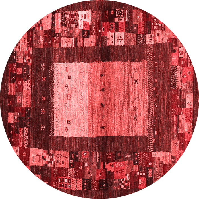 Abstract Red Contemporary Rug, con1501red