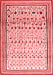 Abstract Red Contemporary Area Rugs