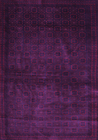 Abstract Purple Contemporary Rug, con1503pur