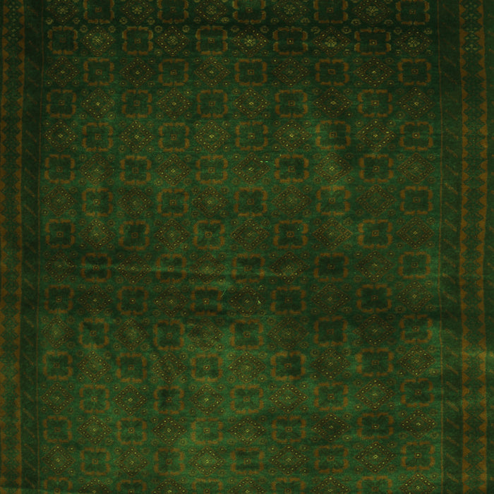 Abstract Green Contemporary Rug, con1503grn