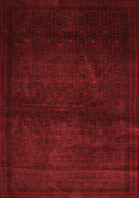 Abstract Red Contemporary Rug, con1503red