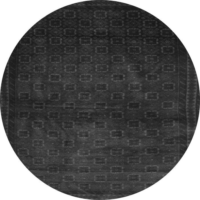 Square Abstract Gray Contemporary Rug, con1503gry