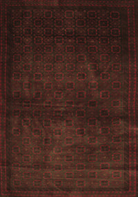 Abstract Brown Contemporary Rug, con1503brn