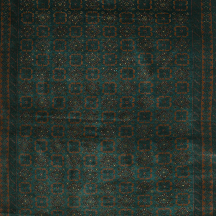 Abstract Turquoise Contemporary Rug, con1503turq