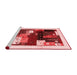 Contemporary Red Washable Rugs