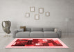 Contemporary Red Washable Rugs