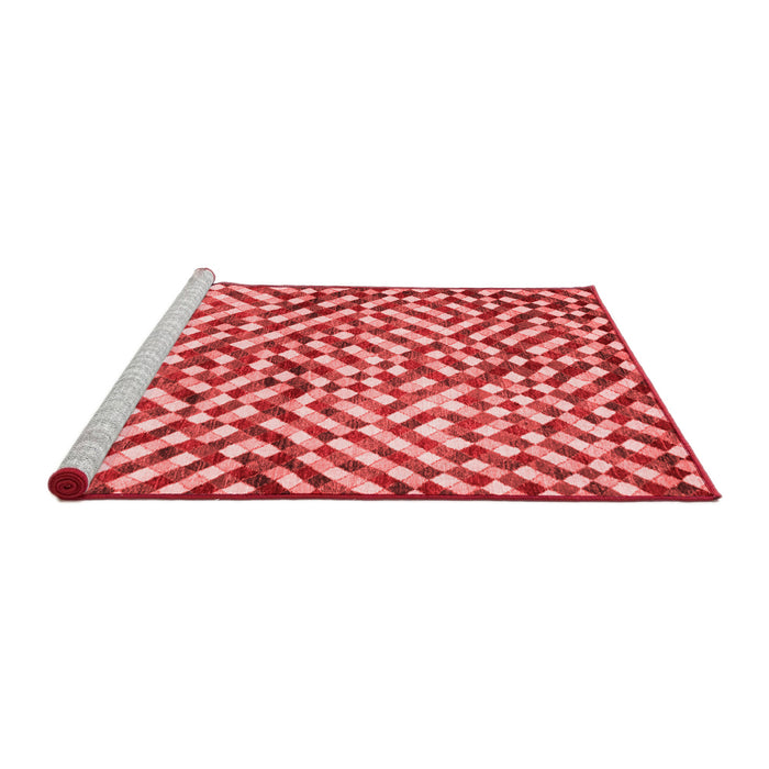 Contemporary Red Washable Rugs