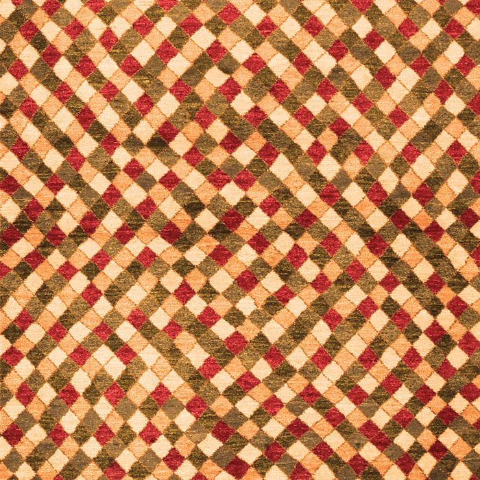 Serging Thickness of Machine Washable Abstract Orange Contemporary Area Rugs, wshcon1505org