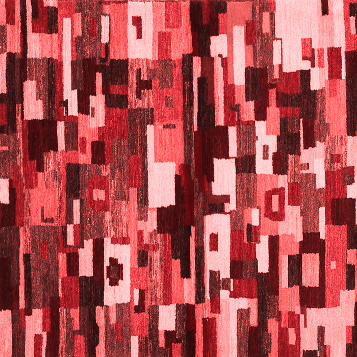 Abstract Red Contemporary Rug, con1506red