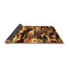 Sideview of Abstract Brown Contemporary Rug, con1506brn