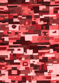 Abstract Red Contemporary Rug, con1506red