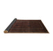 Thickness of Contemporary Reddish Brown Modern Rug, con1507