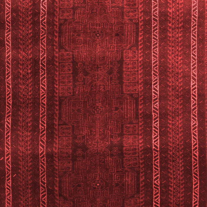 Machine Washable Abstract Red Contemporary Rug, wshcon1507red