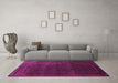 Machine Washable Abstract Pink Contemporary Rug in a Living Room, wshcon1507pnk