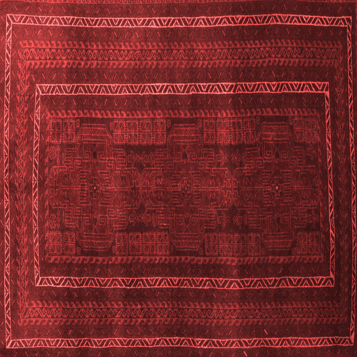 Machine Washable Abstract Red Contemporary Rug, wshcon1507red