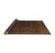 Sideview of Abstract Brown Contemporary Rug, con1507brn