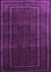 Abstract Purple Contemporary Rug, con1507pur