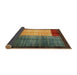 Thickness of Contemporary Caramel Brown Modern Rug, con1508