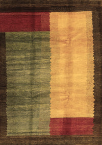 Abstract Brown Contemporary Rug, con1508brn