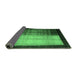 Sideview of Abstract Emerald Green Contemporary Rug, con1508emgrn