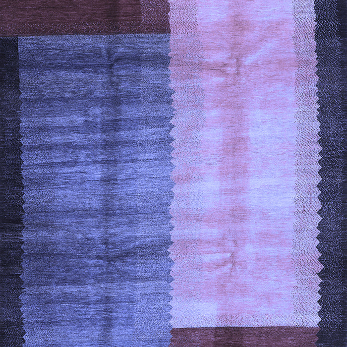 Abstract Blue Contemporary Rug, con1508blu