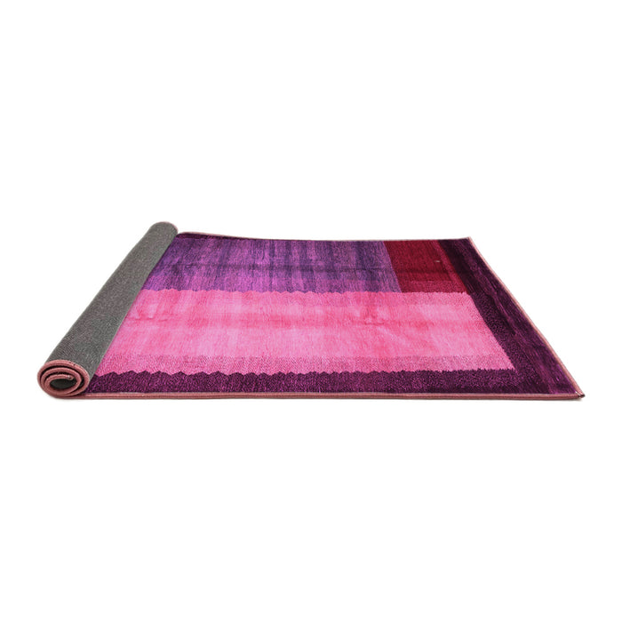Sideview of Abstract Pink Contemporary Rug, con1508pnk