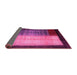 Sideview of Abstract Pink Contemporary Rug, con1508pnk