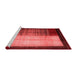 Contemporary Red Washable Rugs