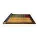 Sideview of Abstract Brown Contemporary Rug, con1508brn