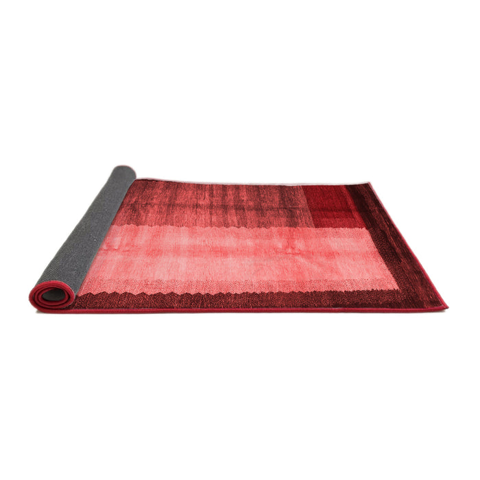 Abstract Red Contemporary Area Rugs