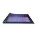 Sideview of Abstract Blue Contemporary Rug, con1508blu