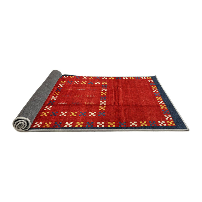 Thickness of Contemporary Red Modern Rug, con1509