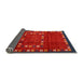 Thickness of Contemporary Red Modern Rug, con1509