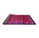 Sideview of Abstract Purple Contemporary Rug, con1509pur