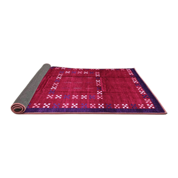 Sideview of Abstract Pink Contemporary Rug, con1509pnk