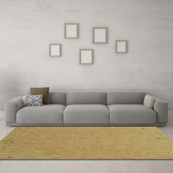 Machine Washable Abstract Light Blue Contemporary Rug in a Living Room, wshcon150lblu