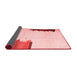 Solid Red Modern Area Rugs