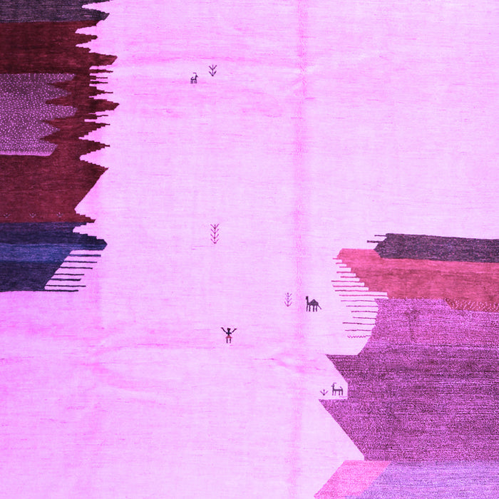 Solid Purple Modern Rug, con1510pur