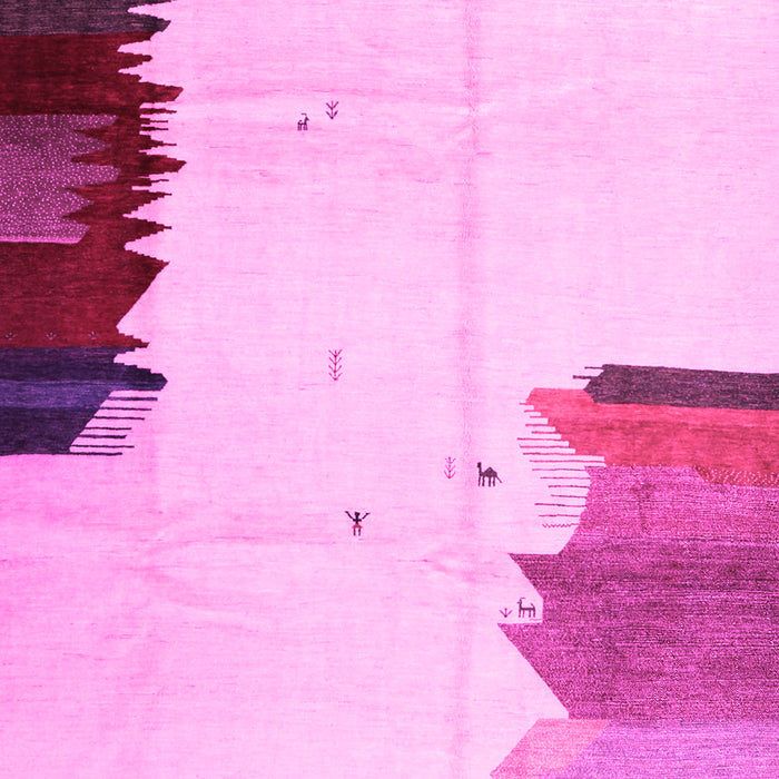 Solid Pink Modern Rug, con1510pnk